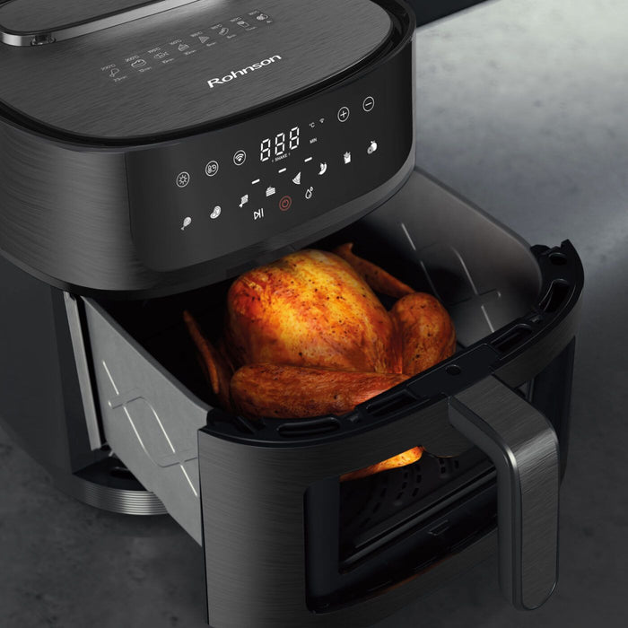 Healthy cooking device ROHNSON R-2858 , 8 L TIMER, BLACK