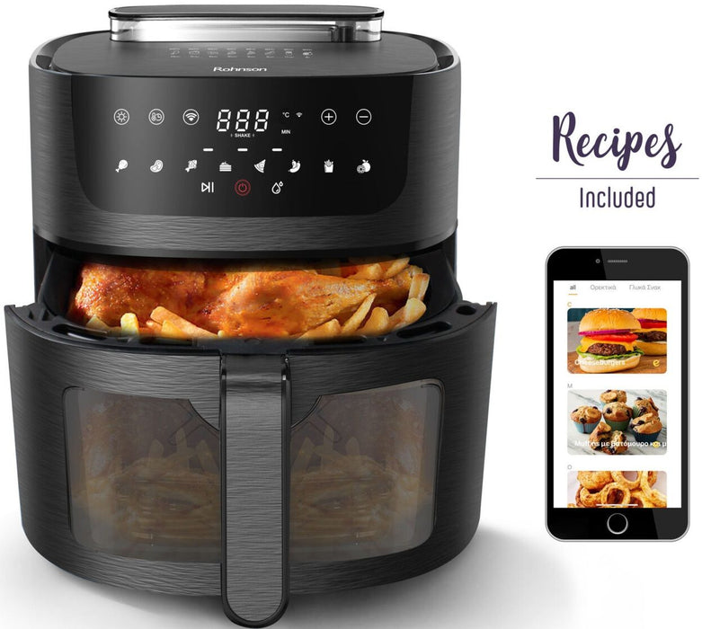 Healthy cooking device ROHNSON R-2858 , 8 L TIMER, BLACK