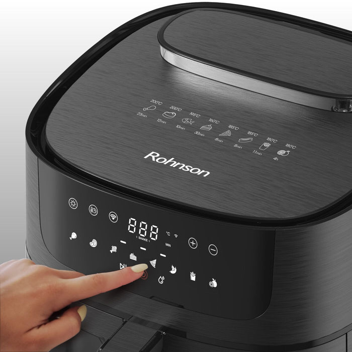 Healthy cooking device ROHNSON R-2858 , 8 L TIMER, BLACK