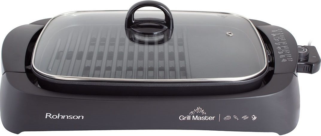 GRILL ROHNSON R-2525 2200 W, BLACK, COVER