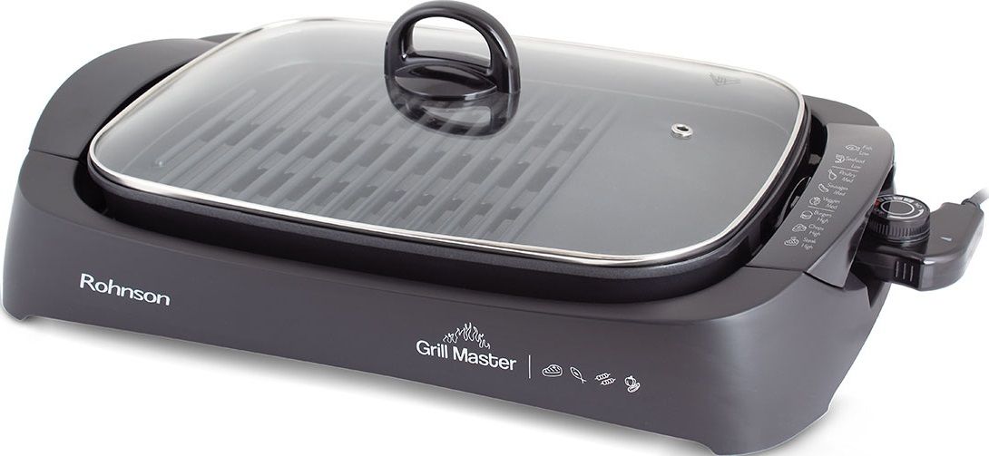 GRILL ROHNSON R-2525 2200 W, BLACK, COVER