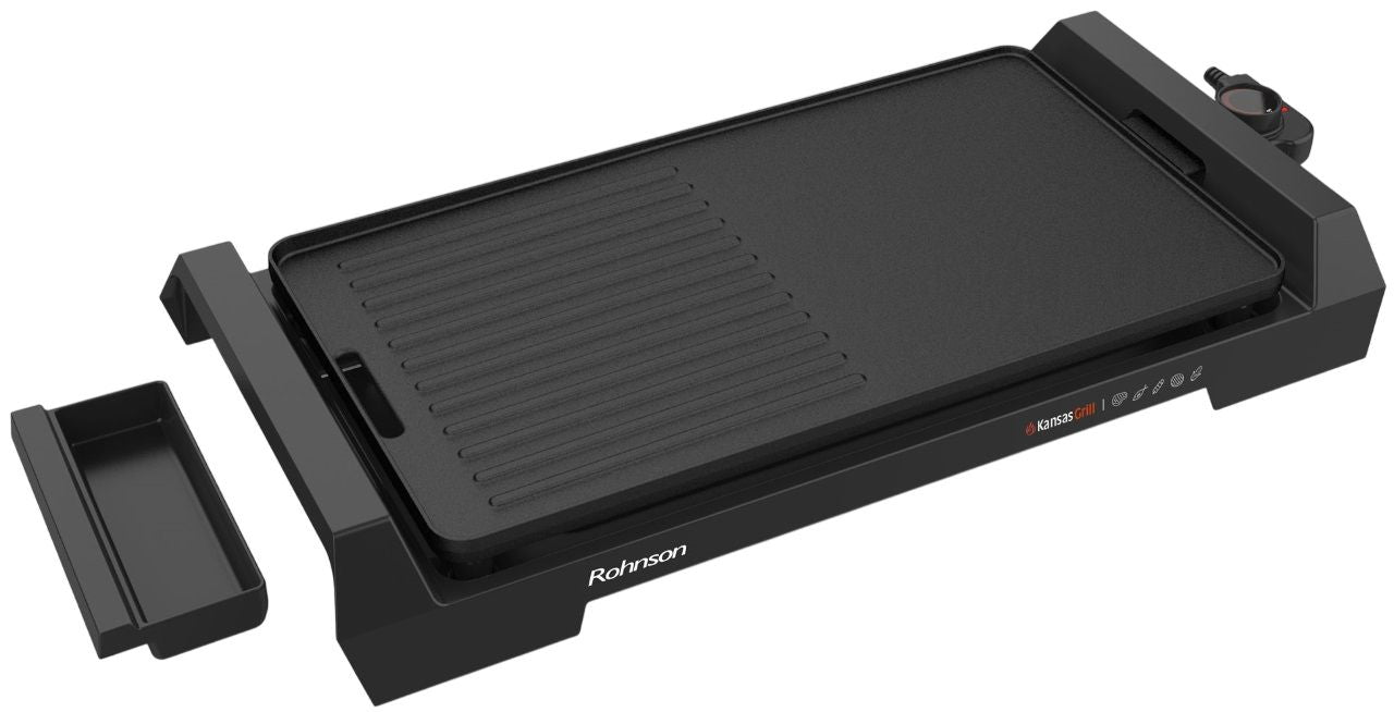 GRILL ROHNSON R-2533 2000 W, BLACK