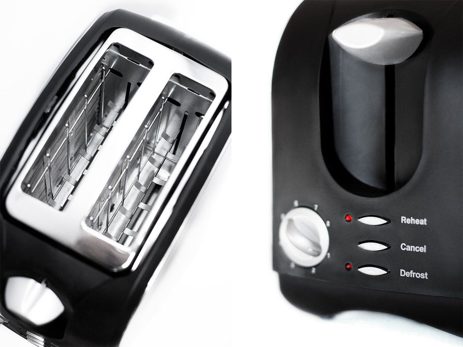 TOASTER ROHNSON R-207 900 W, STAINLESS STEEL/BLACK
