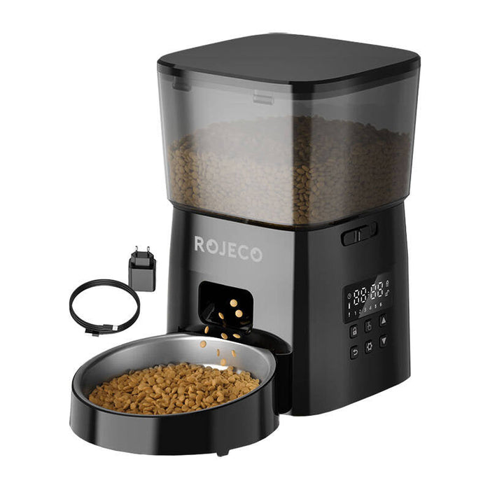 Rojeco 2L Automatic Pet Feeder Button Version - Bowls<<<Food Dispensers<<<Pets<<<InnproXML