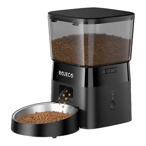 Rojeco 2L Automatic Pet Feeder WiFi Version (Black) - Bowls<<<Food Dispensers<<<Pets<<<InnproXML