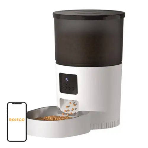 Rojeco 3L Automatic Pet Feeder WiFi with Camera - Bowls<<<Food Dispensers<<<Pets<<<InnproXML