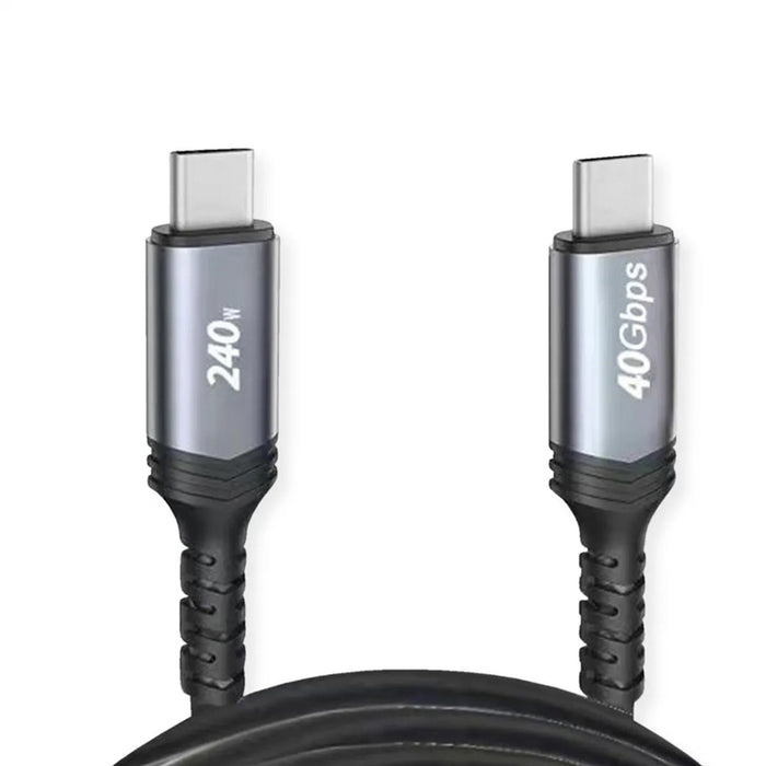 Cable ROLINE USB4 Gen3 CC M/M 240W 1 m Speed up to 40 Gbit/s