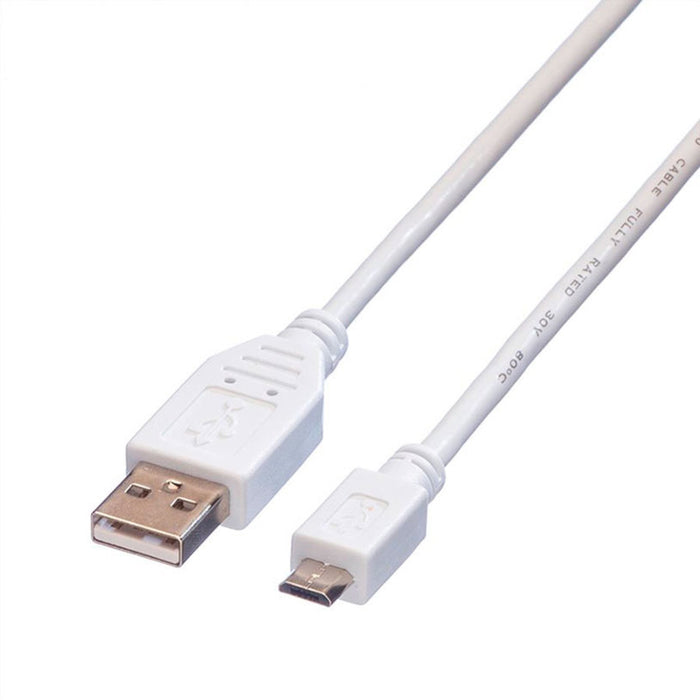 Cable ROLINE USB 2.0 A-microB M/M 1.8 m