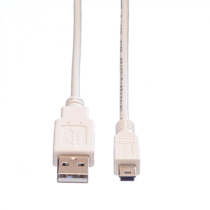 Cable ROLINE USB 2.0 A-mini BM/M 1.8 m