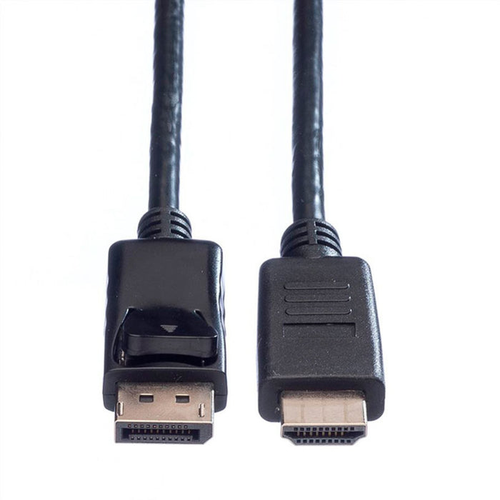 Cable from source with DisplayPort ROLINE to receiver with HDMI D.Port to HDMI M/M 3 m only works in this direction