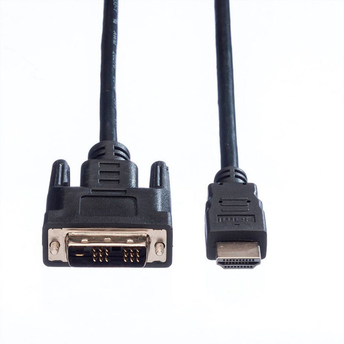 Cable ROLINE Value HDMI-DVI (18+1) M/M 2 m