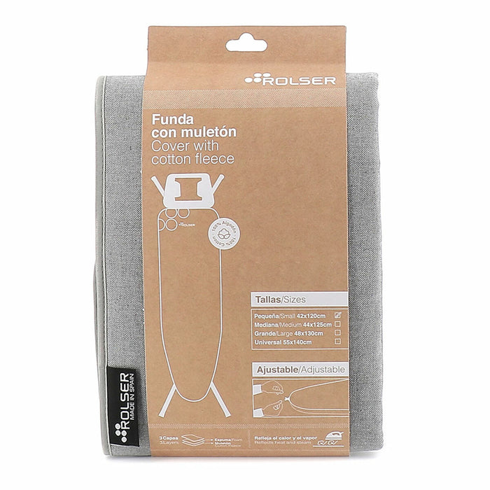 Ironing board cover Rolser Grey 120 x 42 cm