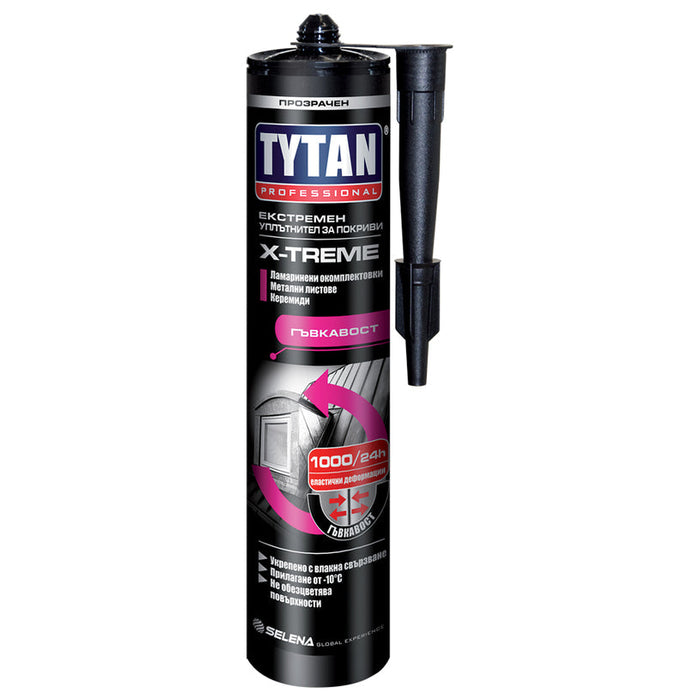 ROOF SEALER TYTAN PROFESSIONAL TRANSPARENT - Силикони и акрили<<<Лепила за плочки фуги силикони и