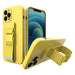 Rope case gel case with a chain lanyard bag lanyard iPhone 11 Pro yellow - Cell phone cases and covers<<<HurtelXML