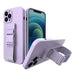 Rope case Gel case with a chain lanyard bag lanyard iPhone 13 Pro purple - Cell phone cases and covers<<<HurtelXML