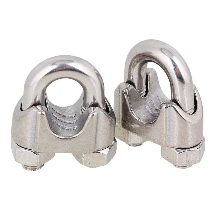 ROPE CLAMP 4 PCS STAINLESS STEEL FIXO DIN741 - Такелаж<<<Въжета и вериги<<<Инструменти и железария<<<Praktiker