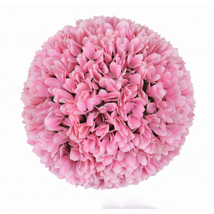 DECORATIVE BALL 27CM ROSSIMA PINK HYDRANGEA