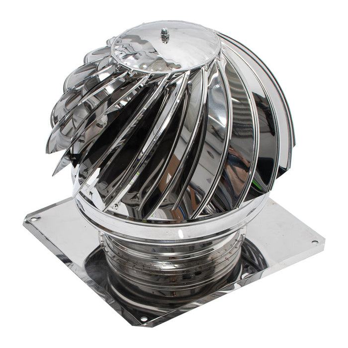 ROTATING CAP WITH STAINLESS STEEL PLATE 300/300MM KAMININOX - Допълнително оборудване<<<Отопление Охлаждане и