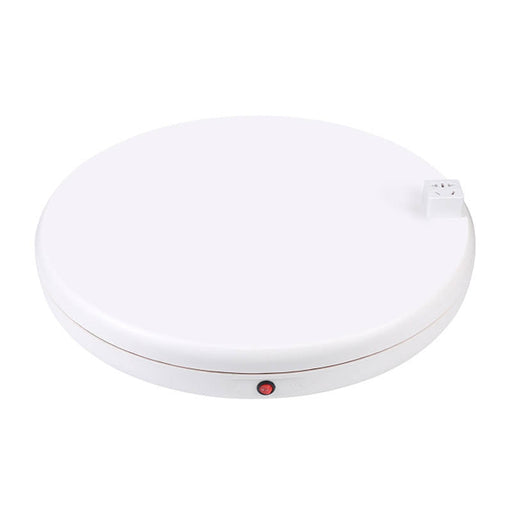 Rotating display stand Puluz with power socket 45 cm (white) - Stands<<<Photo studio<<<Photo and cameras<<<InnproXML