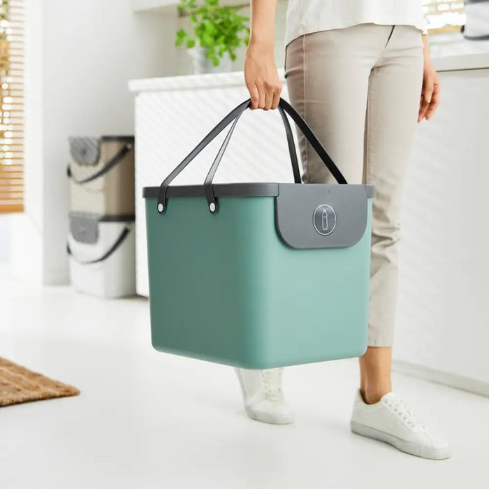 ROTHO Albula Green - waste sorting container - 40l - Bowls containers and drinkers (universal)DLZ-MIU<<<For