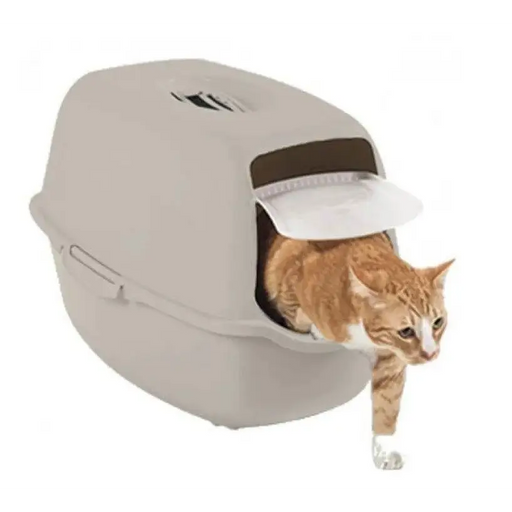 ROTHO Bailey Hooded litter box beige - Litter boxesDLK-KUW<<<For the catDLK<<<ActionPL