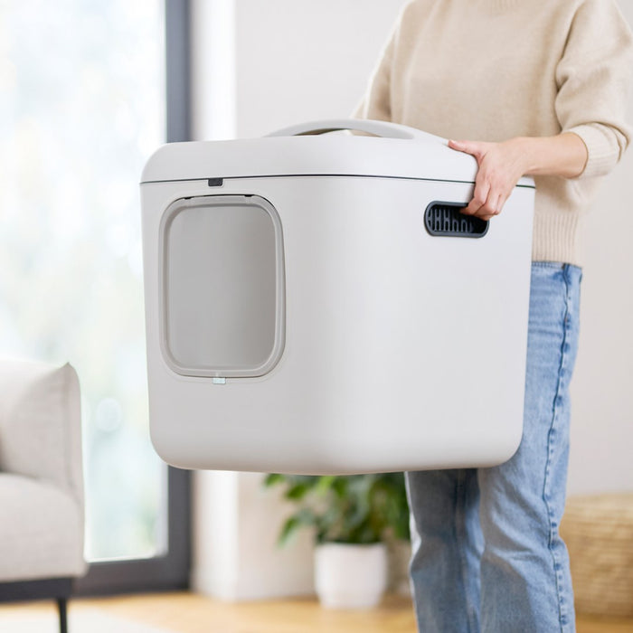 ROTHO Biala XL white - cat litter box