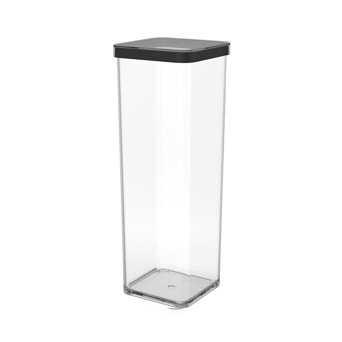 Bucket container Rotho Black Transparent Silicone Plastic