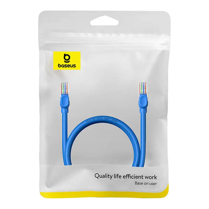 Round Cable Baseus Ethernet RJ45 Cat.6 1m (blue) - Network cables<<<Cables<<<IT Accessories<<<InnproXML