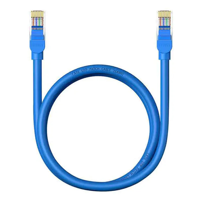 Round Cable Baseus Ethernet RJ45 Cat.6 1m (blue) - Network cables<<<Cables<<<IT Accessories<<<InnproXML