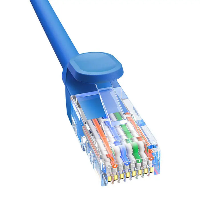 Round Cable Baseus Ethernet RJ45 Cat.6 1m (blue) - Network cables<<<Cables<<<IT Accessories<<<InnproXML
