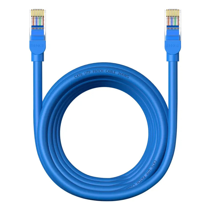 Round Cable Baseus Ethernet RJ45 Cat.6 5m (blue) - Network cables<<<Cables<<<IT Accessories<<<InnproXML&&&Network