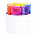 Round weekly medicine container 4 pores - Containers and cases for medicinesPCO-PKL<<<Everyday aidsPCO<<<ActionPL