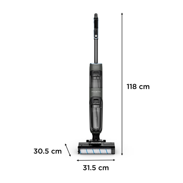 VERTICAL VACUUM CLEANER FOR DRY AND WET CLEANING ROWENTA GZ5035WO