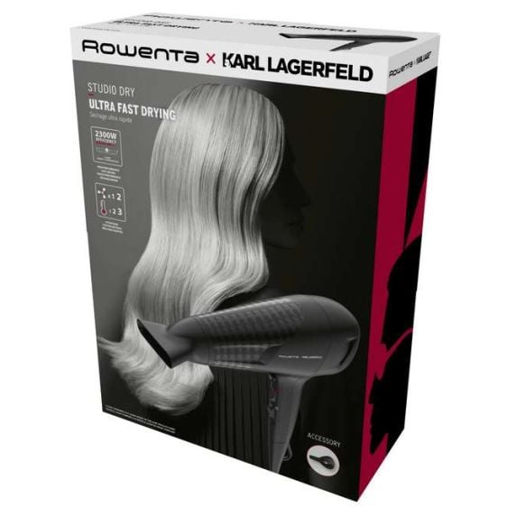 ROWENTA x KARL LAGERFELD Studio Dry CV581LF0 Hair Dryer