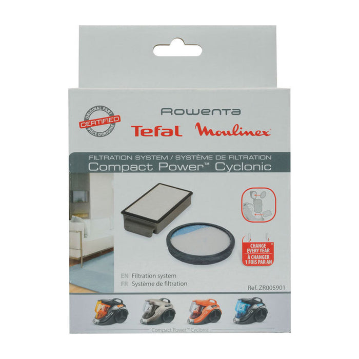 Filter for vacuum cleaner Rowenta Hepa Filter + foam filter washable ZR005901