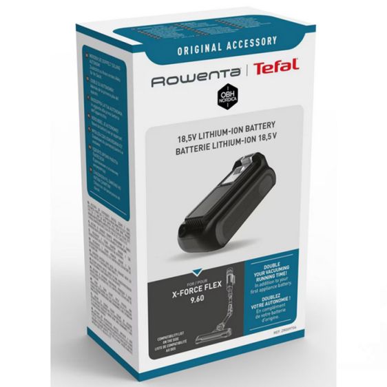 Additional battery ROWENTA ZR009704 for vertical vacuum cleaner X-FORCE 9.60