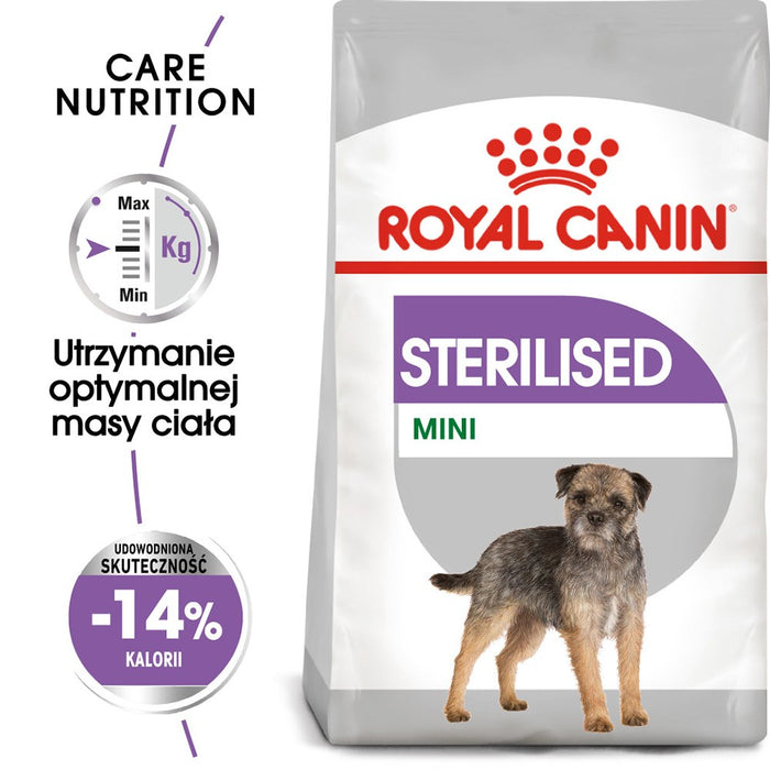 Royal Canin CCN MINI STERILISED - dry food for adult dogs - 8kg
