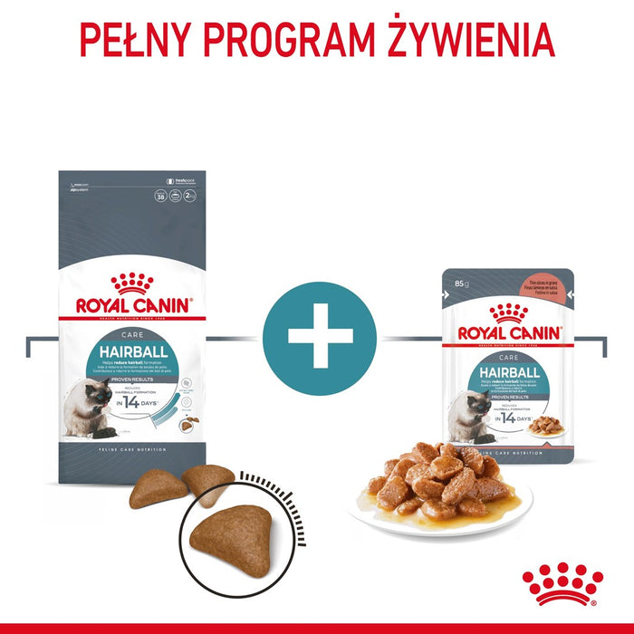 Royal Canin Hairball Care cats dry food 10 kg Adult Corn, Poultry, Rice, Vegetable