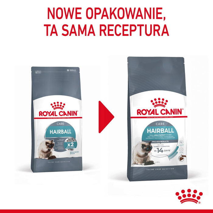 Royal Canin Hairball Care cats dry food 10 kg Adult Corn, Poultry, Rice, Vegetable