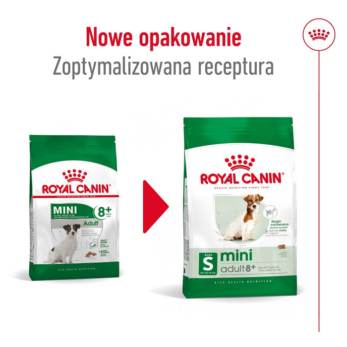 Royal Canin Mini Adult 8+ 8 kg Senior Poultry, Rice, Vegetable