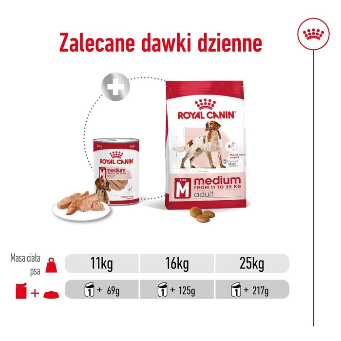 ROYAL CANIN Medium Loaf - wet dog food - 410g