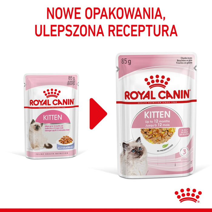 Royal Canin FHN Kitten Instinctive in sauce - wet food for kittens - 12x85g