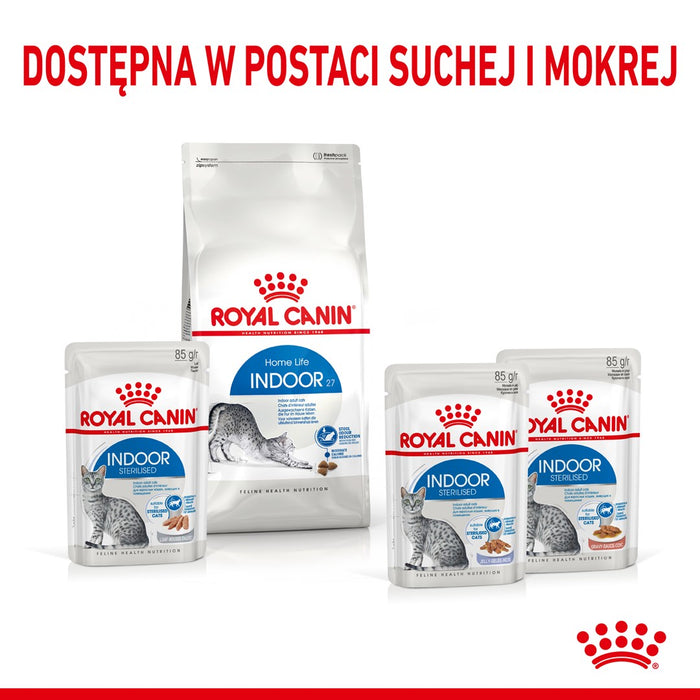 ROYAL CANIN FHN Indoor jelly - wet food for adult cats - 12x85g