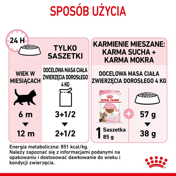 Royal Canin Sterilised Gravy 12x85g