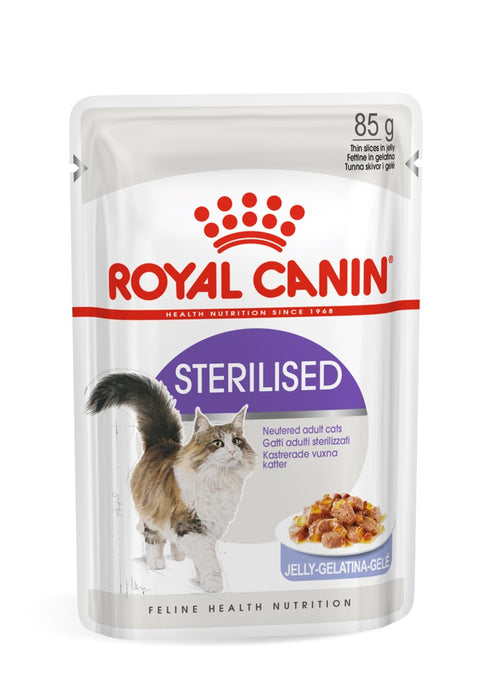ROYAL CANIN FHN Sterilised in sauce - wet food for adult cats - 12x85g