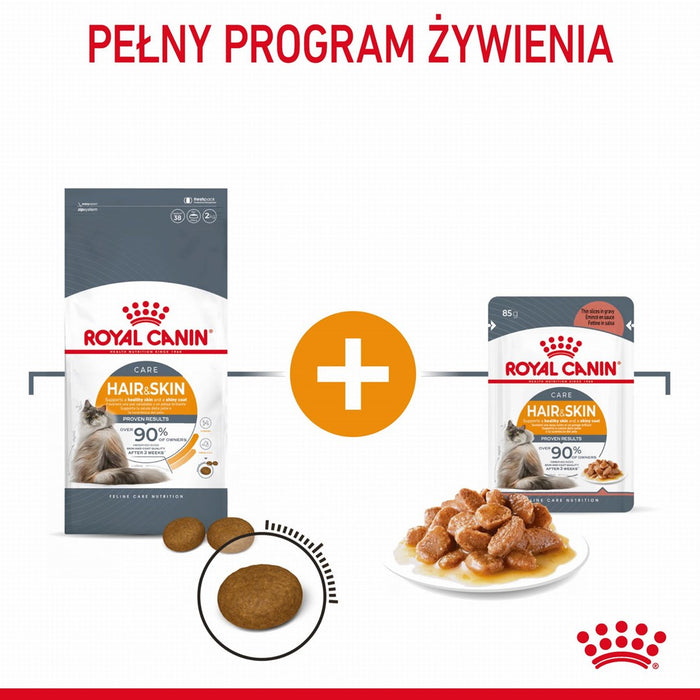 ROYAL CANIN Hair & Skin Care - wet cat food - 12x85g