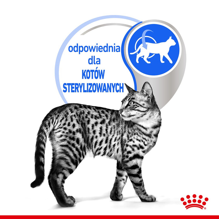 ROYAL CANIN Indoor Sterilized - Wet food for adult cats - Chunks in sauce 12x85 g