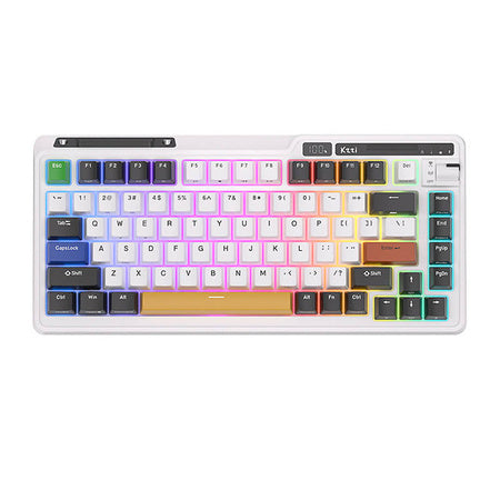 Royal Kludge KZZI K75 pro RGB wireless mechanical keyboard Eternity Switch (black and white) (QWERTY)