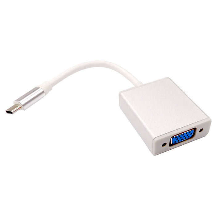 Cable adapter from source with USB-C ROYAL to receiver with VGA TYPE-C -> VGA only works in this direction