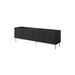 RTV HOLE cabinet 190x40.5x59.5 cm matte black - TV cabinets made of furniture boardSTV-ZPM<<<TV cabinetsSTV<<<ActionPL